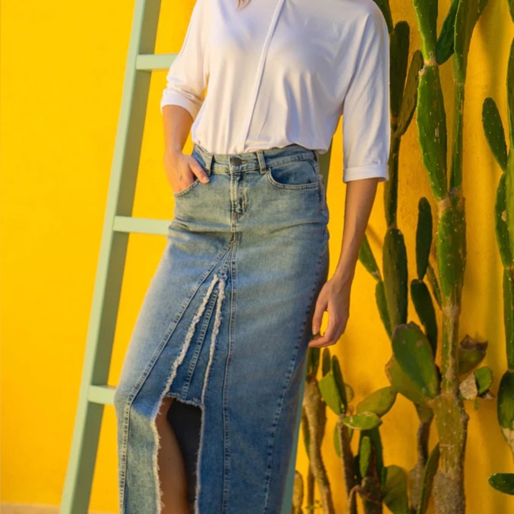 Third by Cee Jean Skirt NWT